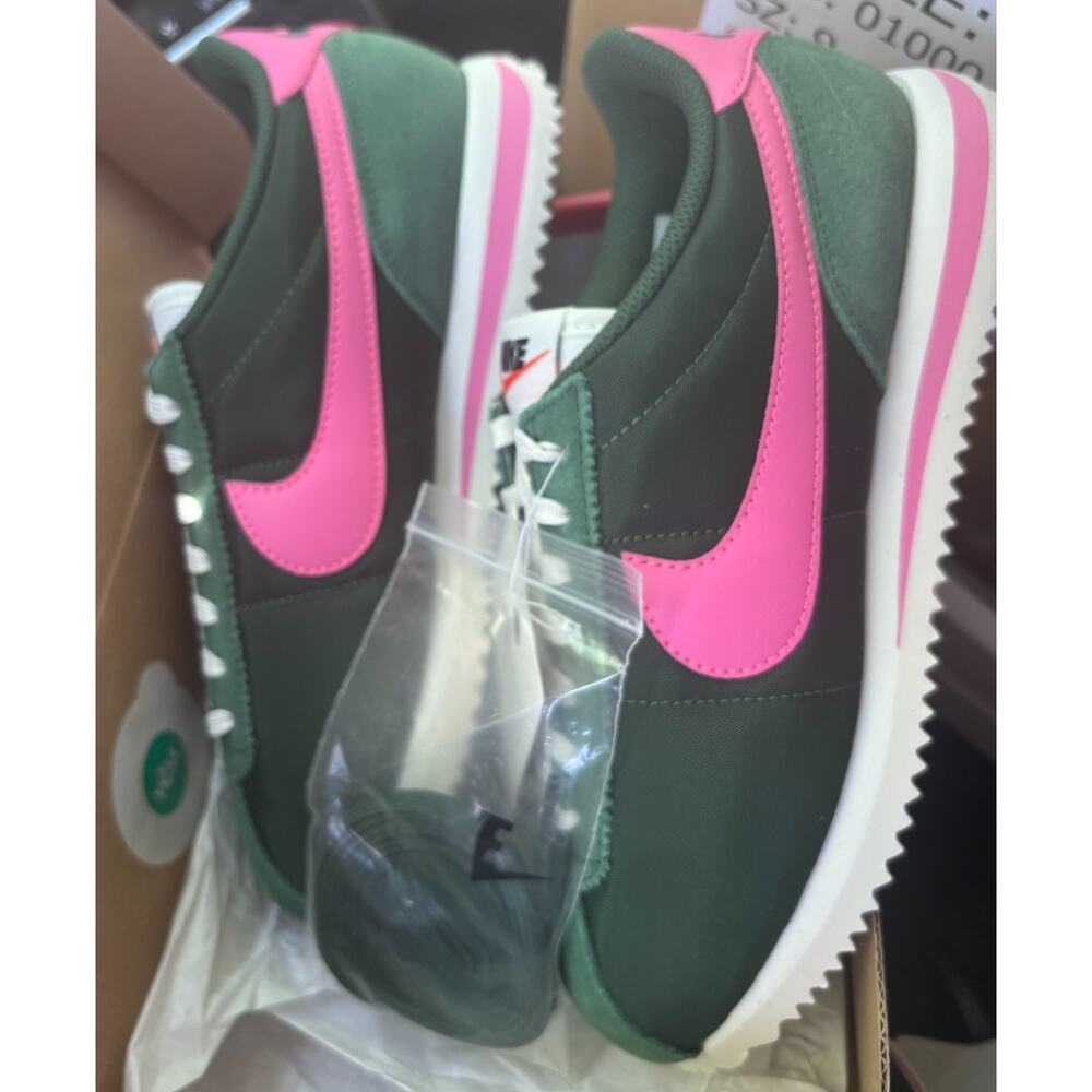 Nike Cortez Fir Pinksicle Sail Women's Size 6 New In Box w/ Extra Laces